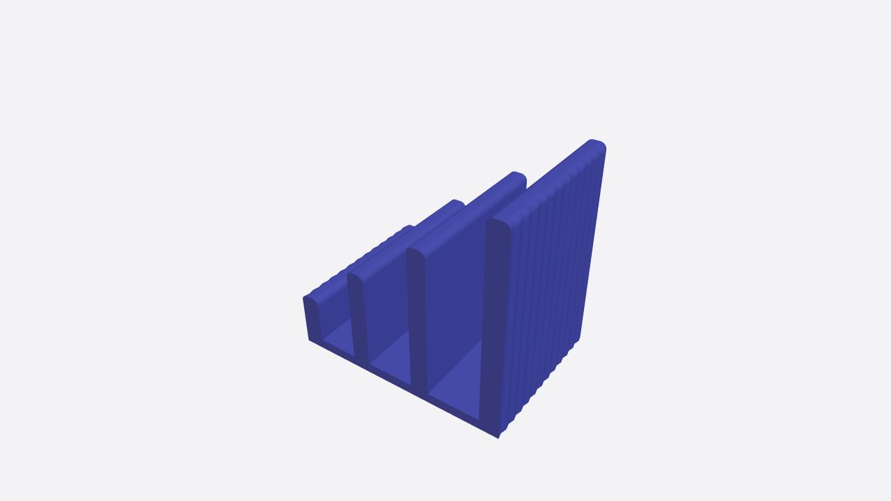 Zigzag book holder