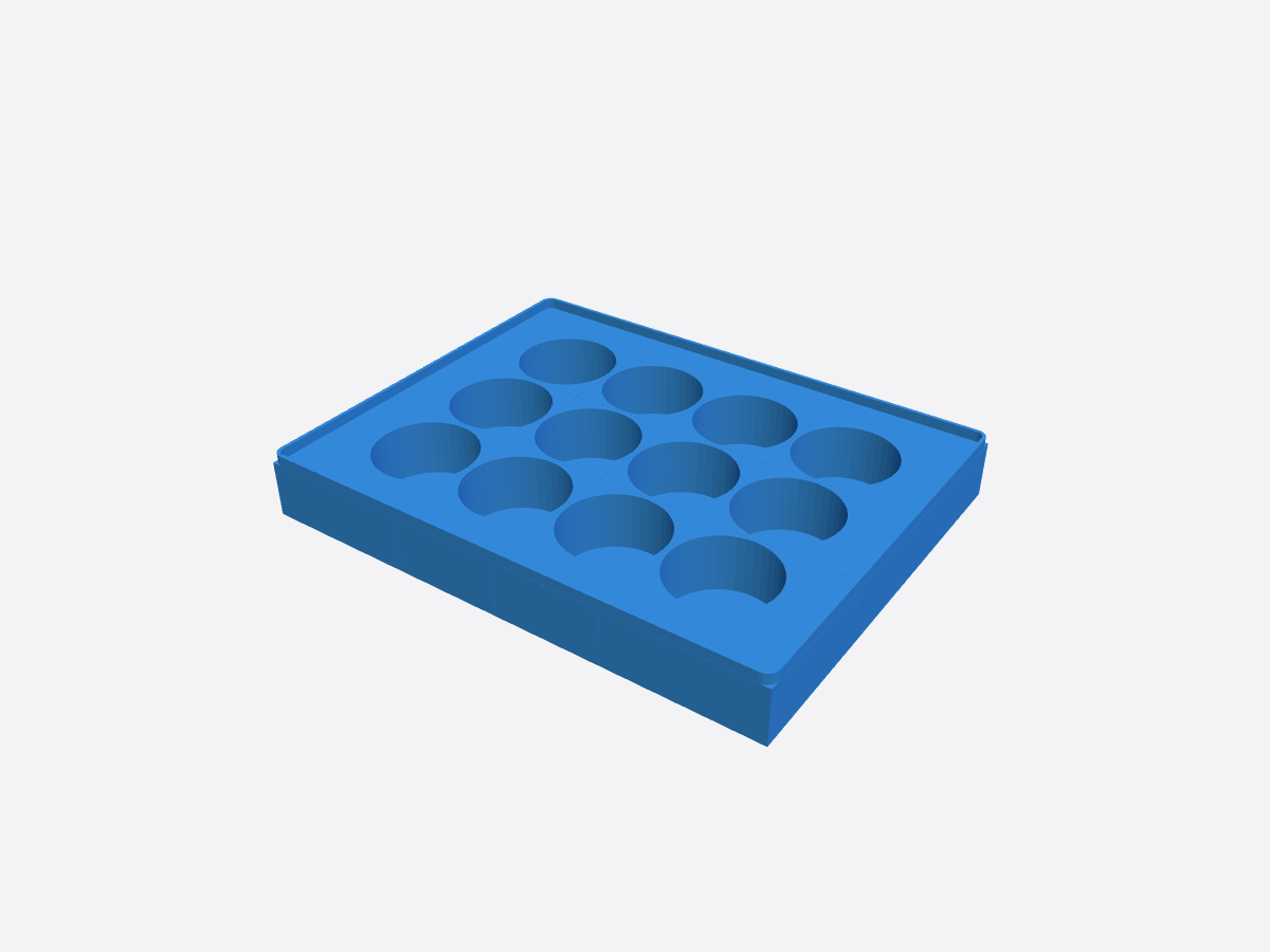 Small-item drawer organizer: customizable organizer preview
